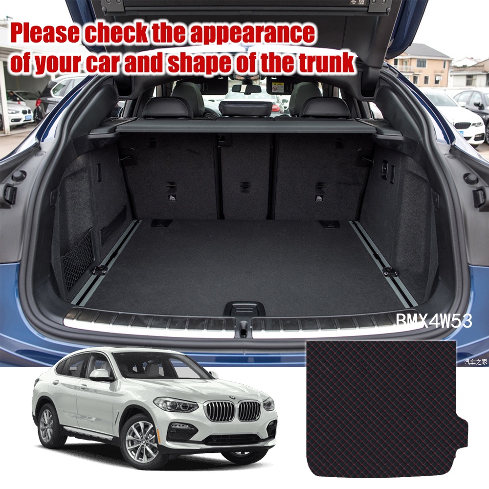 Karpet Bagasi Mobil Bahan Kulit Untuk BMW X4 G02 2018 2019 2020 G02