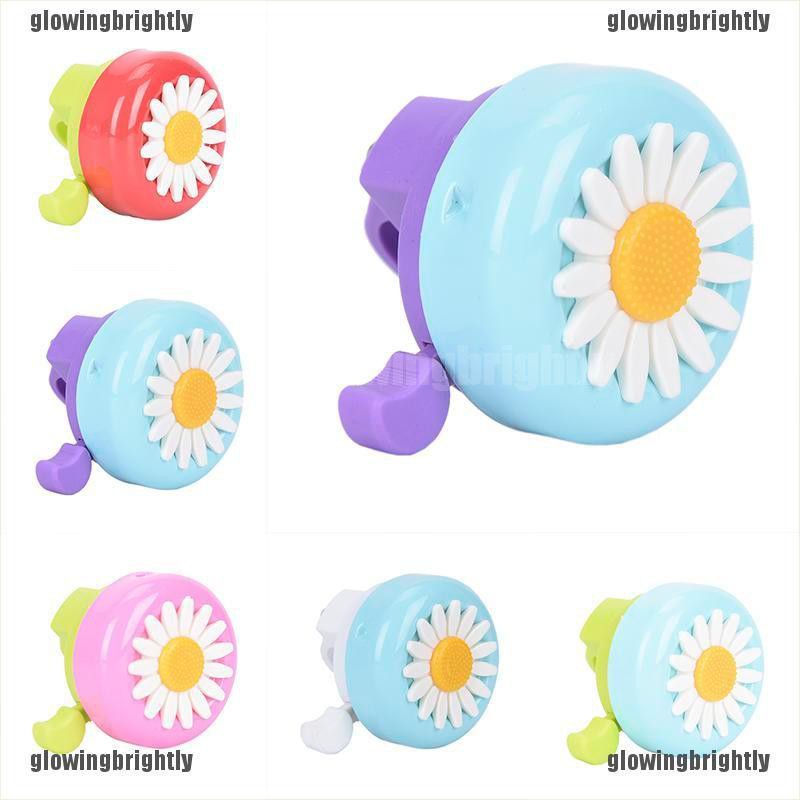 Lonceng Sepeda  Aneka Warna dengan Hiasan  Motif Bunga Bahan 