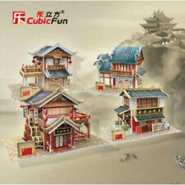 Cubicfun - Cubic Fun - 3D Puzzle World Style China - Edukasi Anak - Prakarya Sekolah - DIY