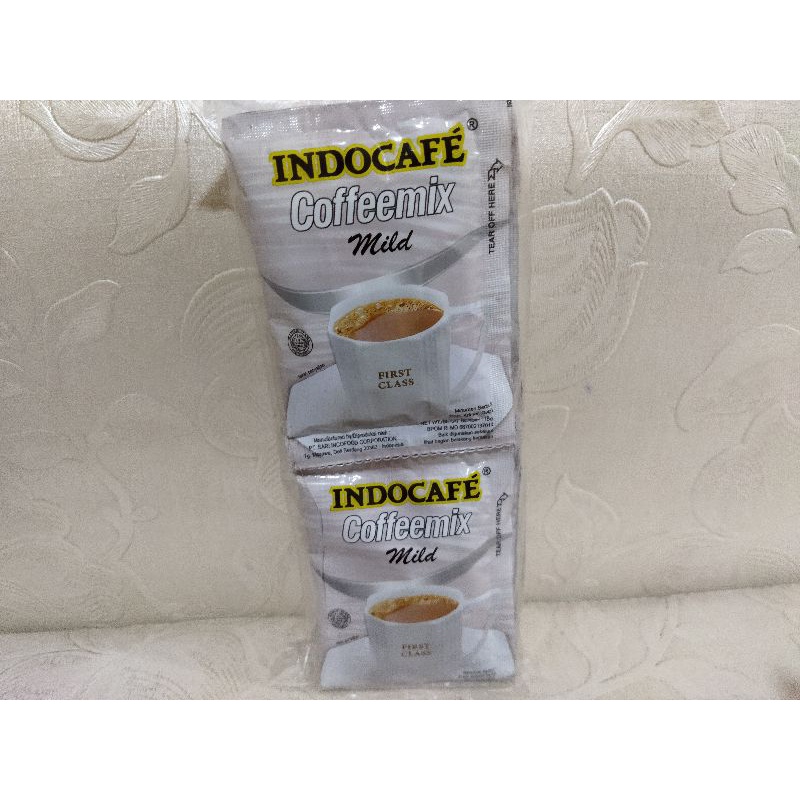 

INDOCAFE COFFEEMIX MILD RENCENG 10 SACHET / INDOCAFE COFFEEMIX / KOPI INDOCAFE / INDOCAFE MILD