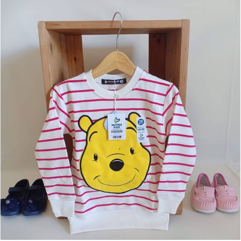 SWEATER ANAK  WINNIE  THE POOH  USIA 4 TAHUN Shopee Indonesia