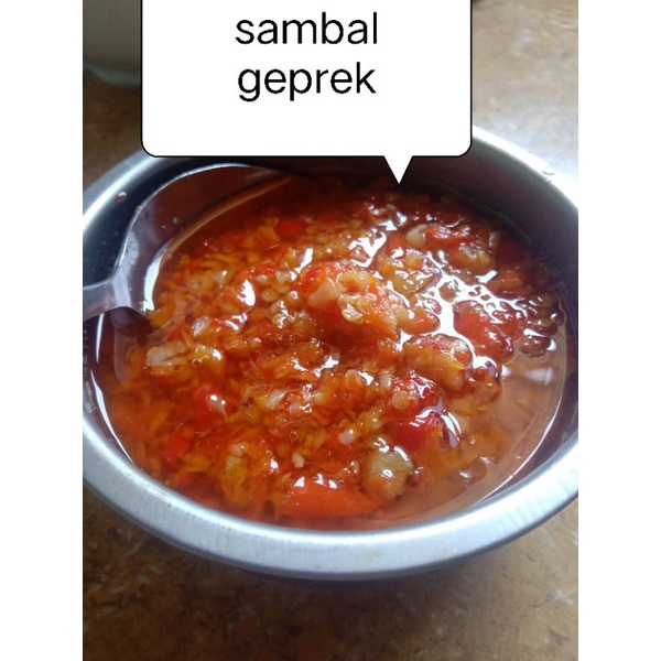 

Sambal geprek