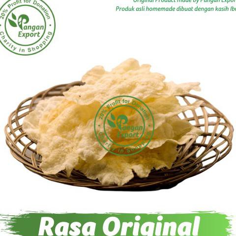 

Emping Melinjo Gurih Crunchy (Medium) Kualitas Export DiGoreng Fresh - Original PROMO SPECIAL Kode