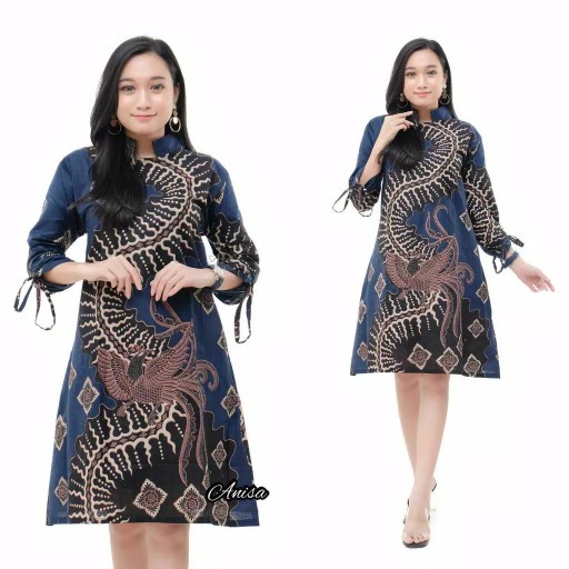 Tunik Batik Wanita Terbaru M L Xl Xxl Jumbo