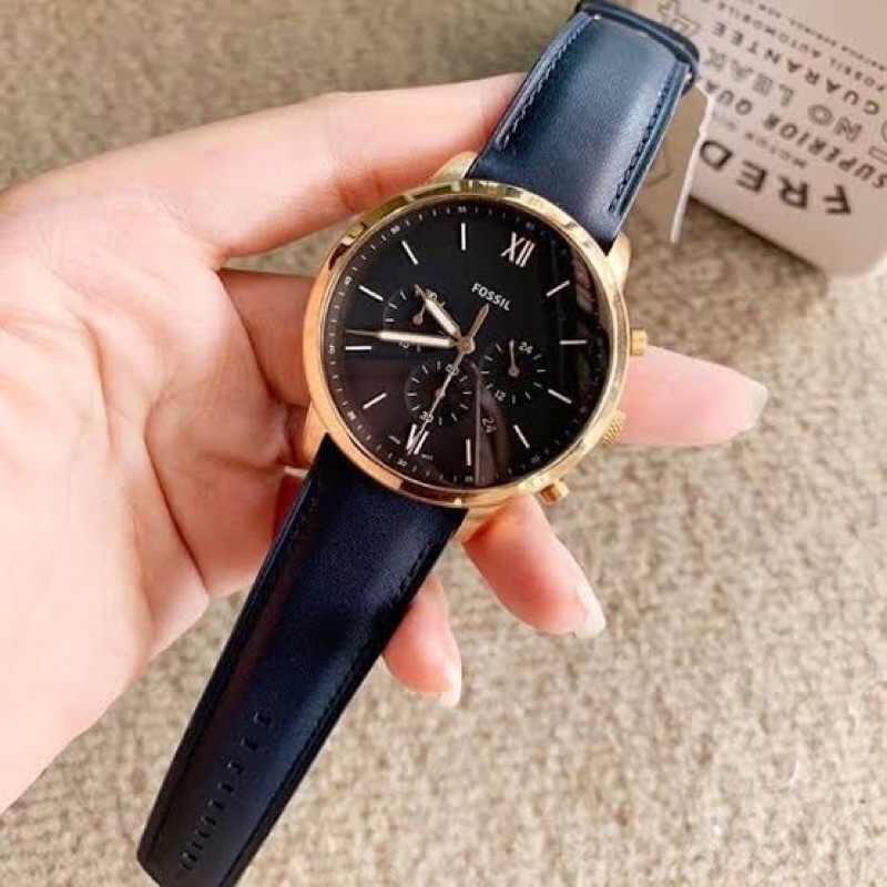 [BEST PRICE] JAM TANGAN PRIA FOSSIL NEUTRA FS 5381 LEATHER STRAP ORIGINAL STORE