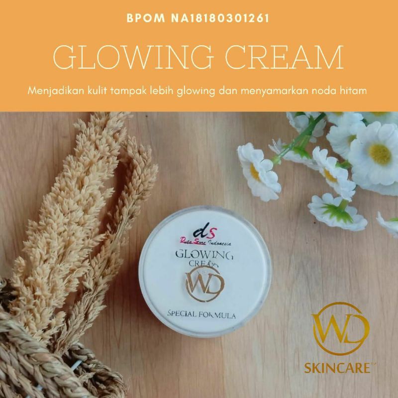 Wd Temulawak Skincare Cream Glowing