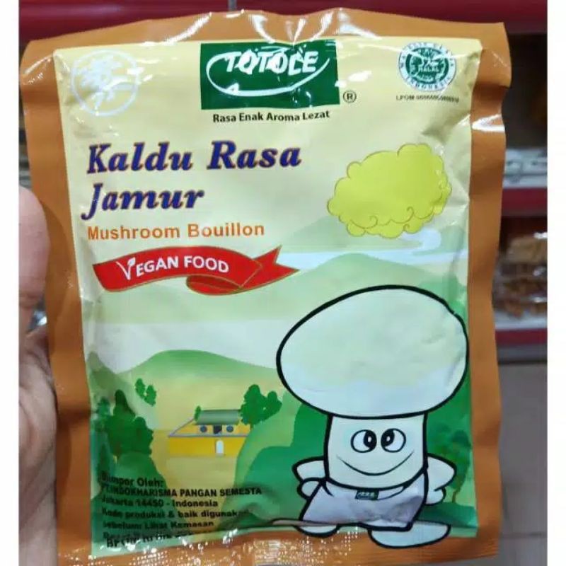 

TOTOLE Kaldu rasa Jamur - Mushroom Bouillon - Vegan Food 80gr