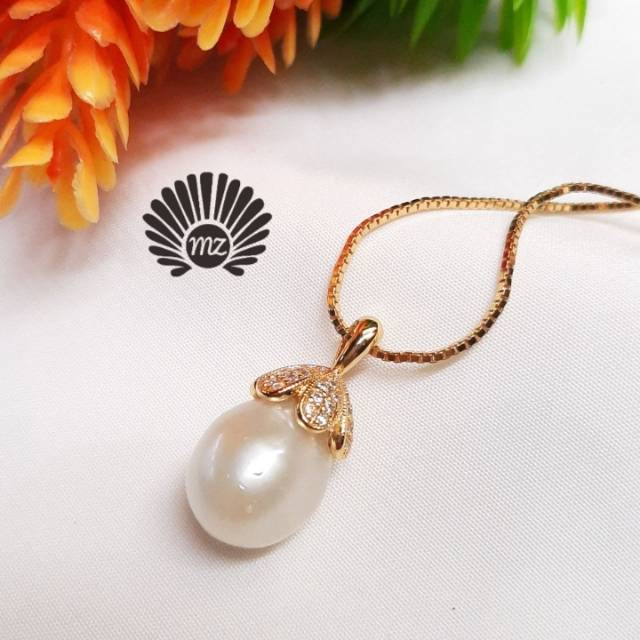 Kalung Mutiara Laut/Liontin Kalung Kendari/ Mutiara Lombok