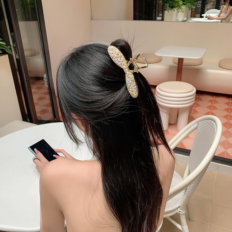 Jepit rambut korea jedai mutiara wanita elegan mode korea terbaru ori import 11.5m JD04#