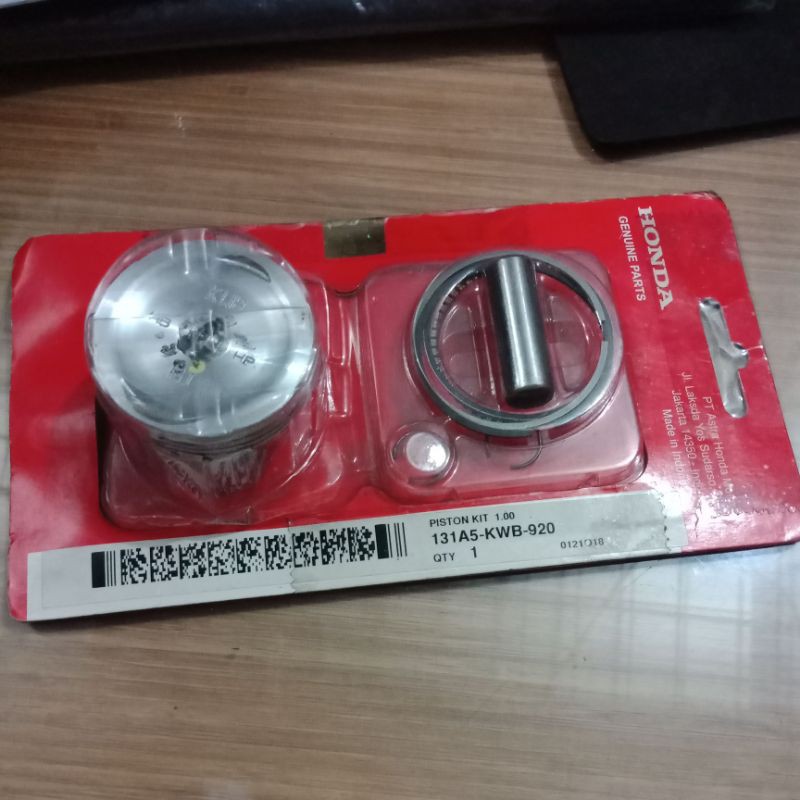 PISTON RING SEHER KIT KWB REVO 110 FI ABS BLADE LAMA OLD KARBU SIZE STANDAR STD 50 100 ORIGINAL ORI ASLI HONDA AHM-100/1.00
