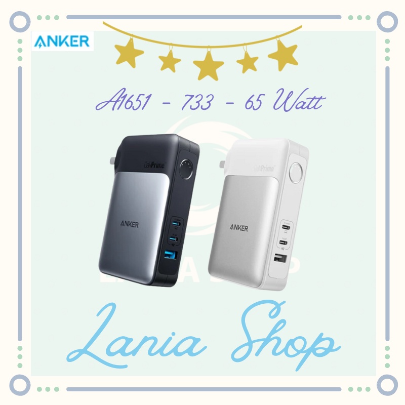 ANKER A1651 - 733 Power Bank GaNPrime PowerCore 65W - 10000mAh