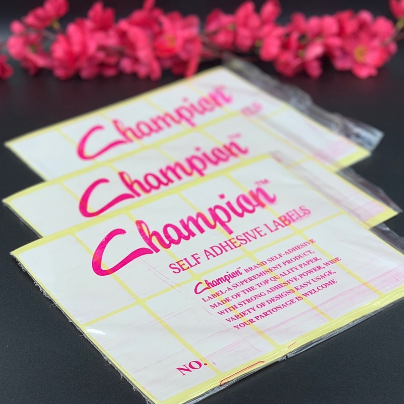 

Kertas label CHAMPION 38 x 76mm kode 121