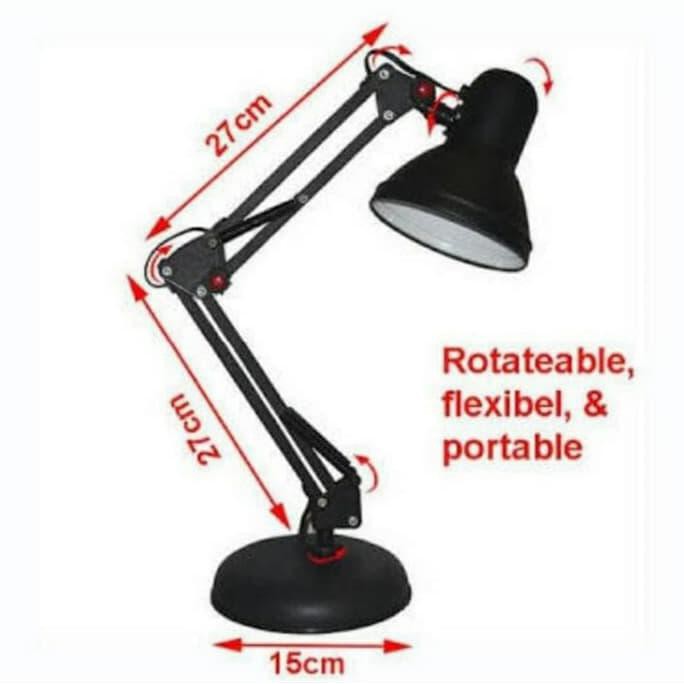 Lampu Meja Lampu Belajar Lampu Arsitek Duduk Dan Jepit/Lampu Philips Nadaoustore1
