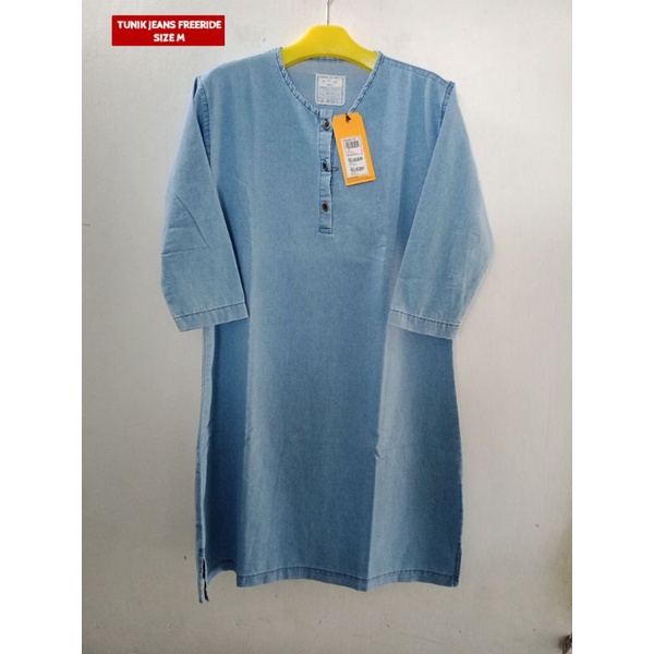 TUNIK JEANS FREERIDE BRANDED MATAHARI MURAH TNKJNSFR028