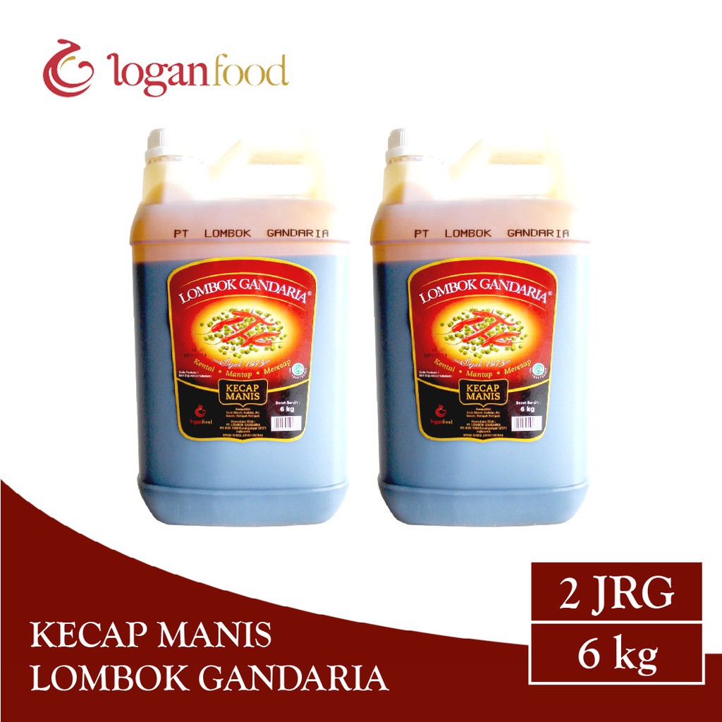 

Lombok Gandaria Paket Resto Kecap Manis Jeriken 6 kg Isi 2