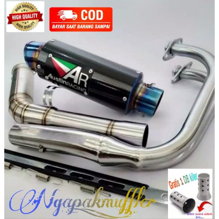 Knalpot AR Austin Racing ninja250 cbr250rr r15 dll