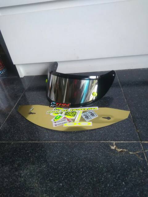 Flat visor Agv K1 / Agv K3sv fullset