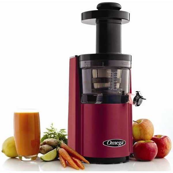 Omega VSJ843RR Juicer Vertikal - Peras Jus Lebih Optimal