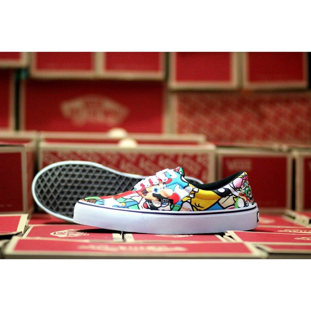 SEPATU VANS MARIO NINTENDO OLDSCHOOL ERA SK8 SNEAKERS CASUAL PREMIUM