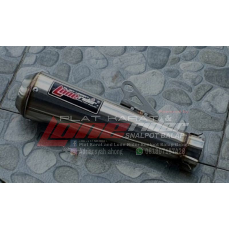 knalpot Lonerider original - slincer minicone