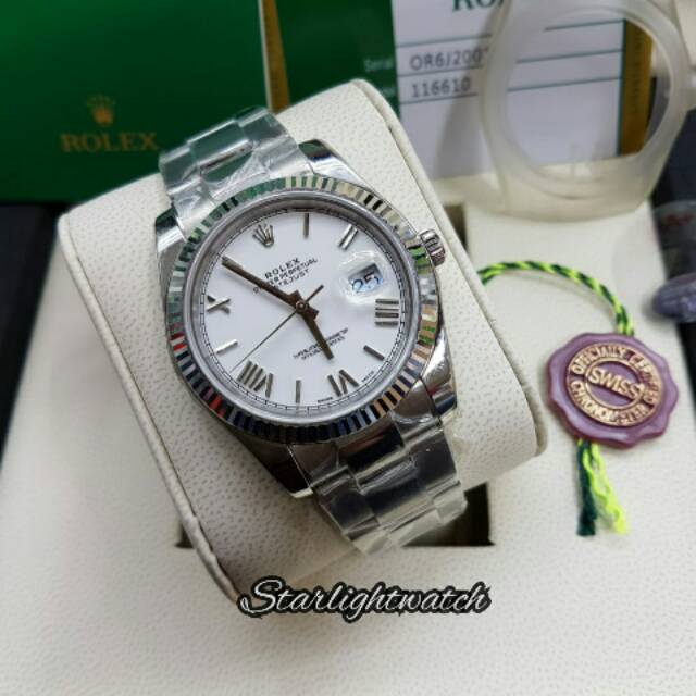 JAM TANGAN ROLEX DATEJUST (SWISS ETA) OTOMATIS