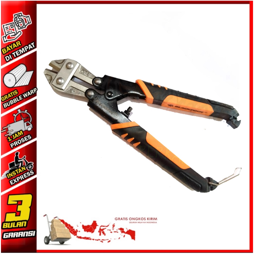 

BLACKFOOT Gunting Besi Beton 8 inch - Bolt Cutter BLACK FOOT