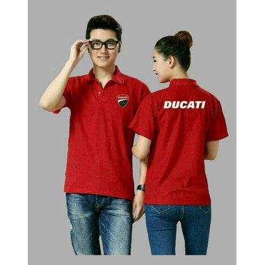 POLO SHIRT DUCATI , KAOS TSHIRT KERAH DUCATI , BAJU PRIA DUCATI
