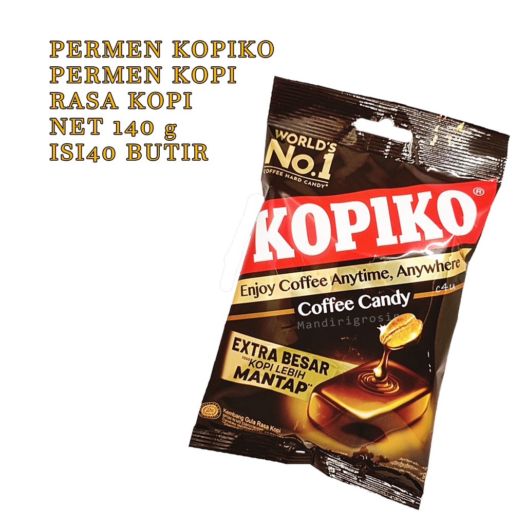 KOPIKO * PERMEN KOPIKO * RASA KOPI * PERMEN KOPI  * 105 g