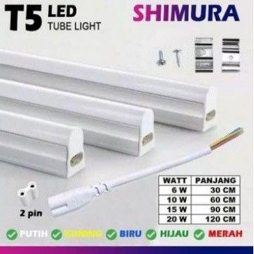 Lampu T5 LED 6W (Panjang 30cm) SHIMURA