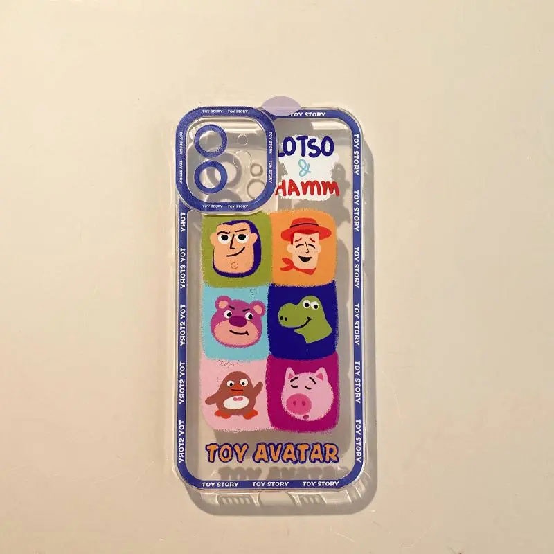 Soft case Silikon Transparan 13pro 13prm Motif Kartun Untuk iphone 11 12pro MAX 7p 8p XS MAX Xr 11 MAX 7se-se20207se-se