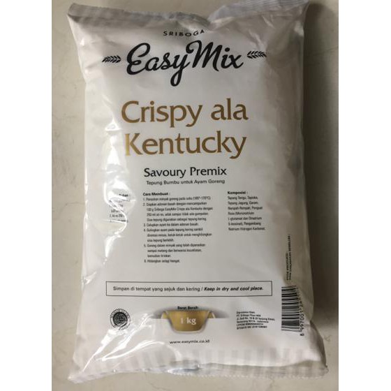 

IMLZ SRIBOGA EASYMIX TEPUNG CRISPY KENTUCKY KFC 1KG NRID