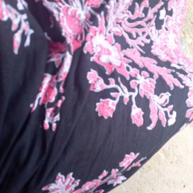 Maura Couple - Sania Ruffle Batik Couple Ori Ndoro Jowi Garansi Motif Kipas Sragam Keluarga Natal