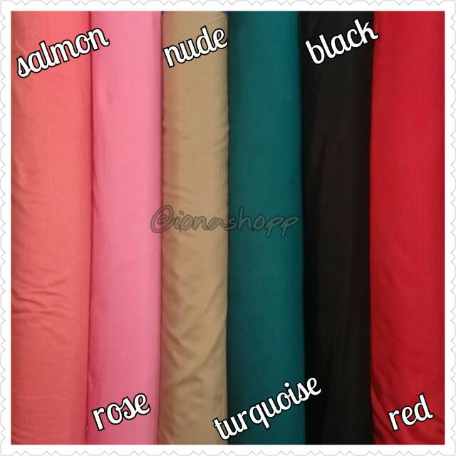 Kain Katun Polos Lebar 150cm Shopee Indonesia