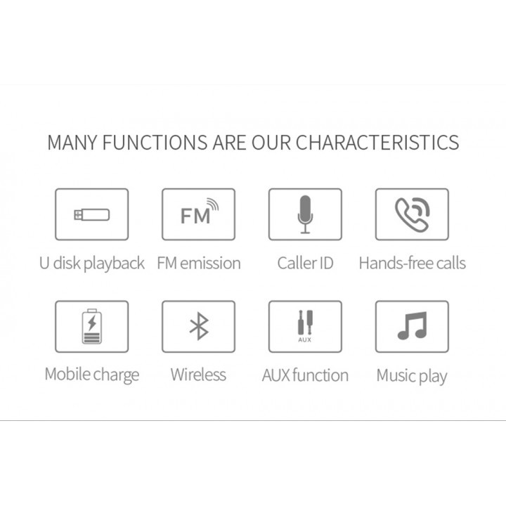 Car Charger L6 Bluetooth FM Transmitter Dual USB MP3 Player Wireless