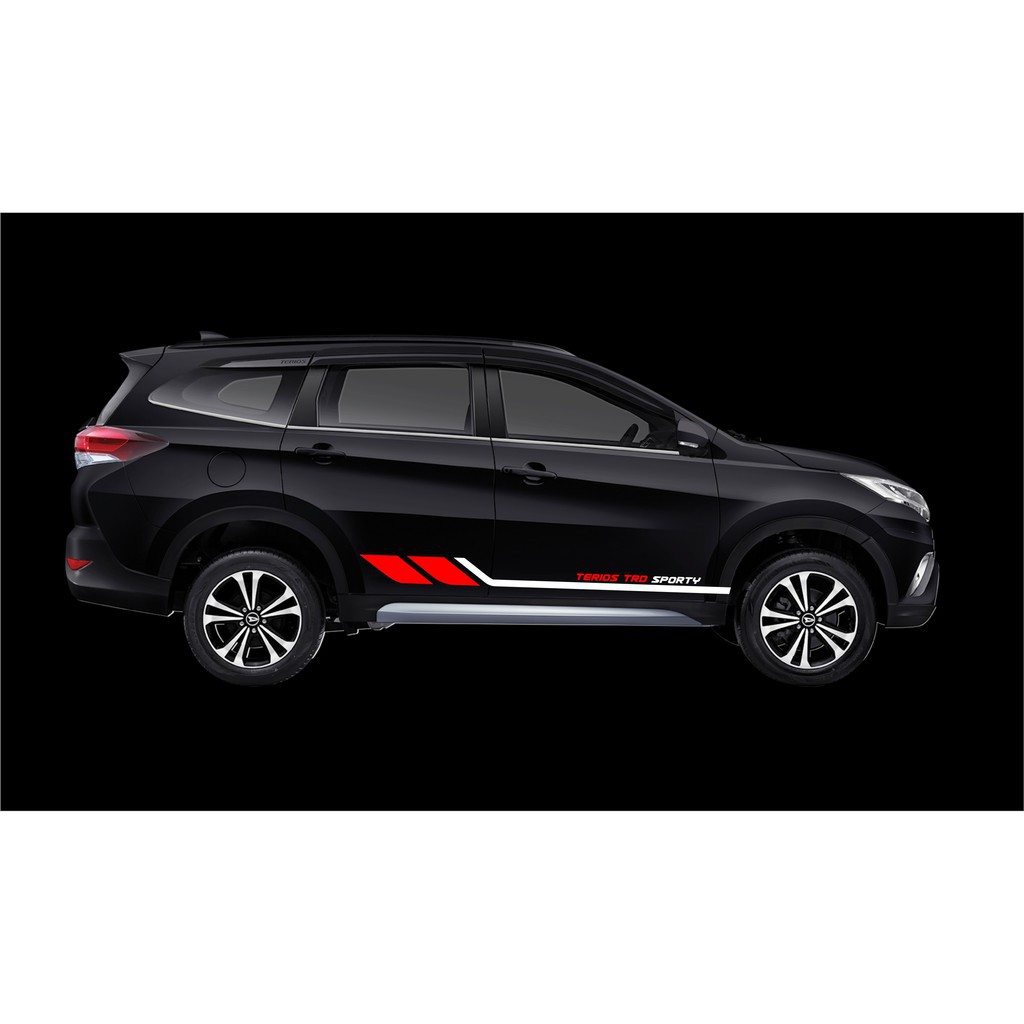 Cutting sticker stiker mobil Daihatsu Terios stiker bodi samping TERBARU KEREN