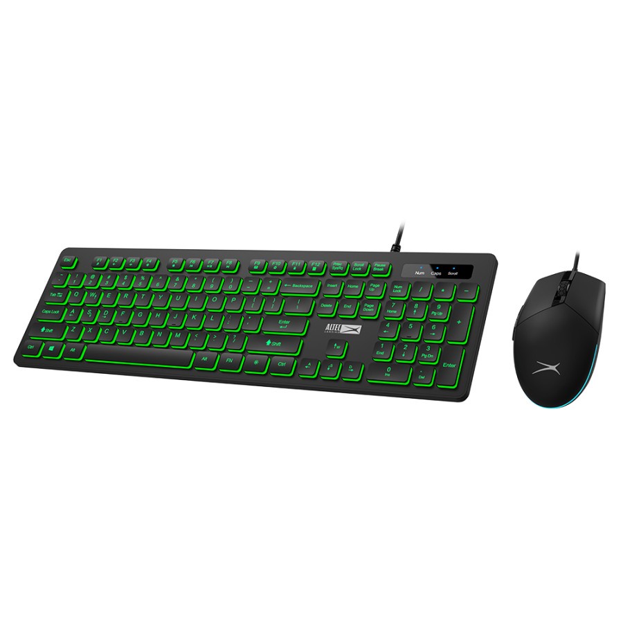 Keyboard Mouse Gaming Combo Altec Lansing ALGC-8264 Plug &amp; Play USB