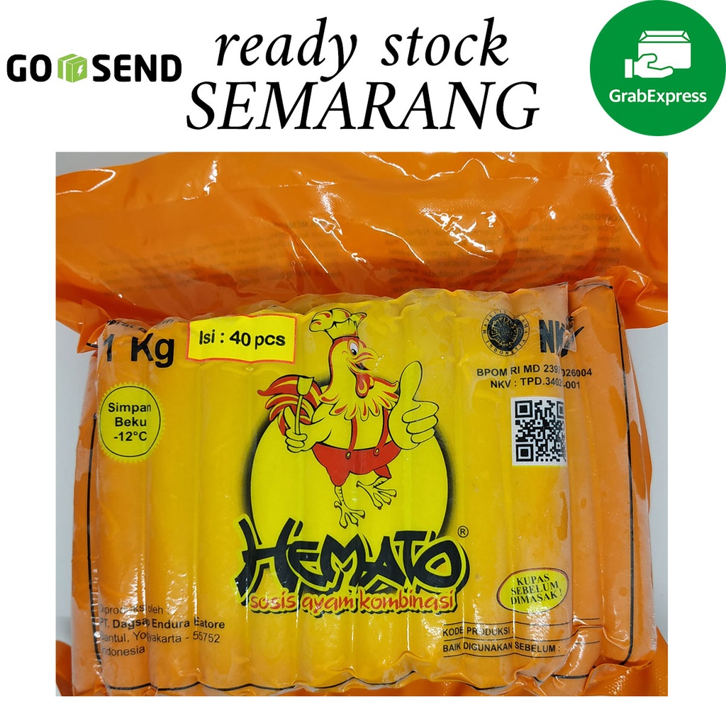 

Hemato Sosis Ayam 1 KG Isi 40