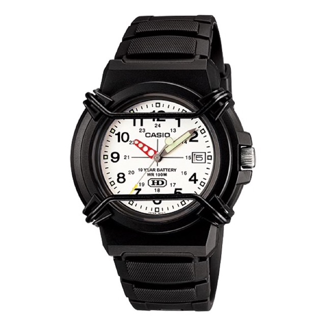 JAM TANGAN CASIO HDA-600B-7B ORIGINAL - HDA600B HITAM PUTIH