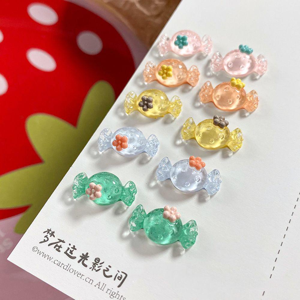 Mxbeauty Candy Nail Art Perhiasan Resin Kecil Segar Lucu Indah Tembus Jepang DIY Alat Nail Art