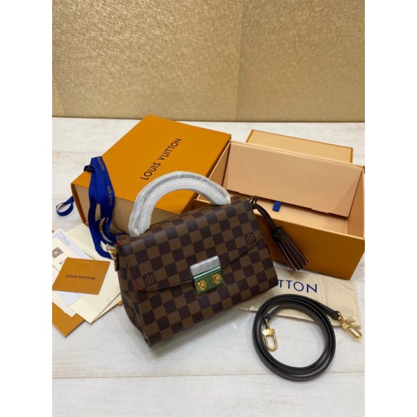 LV Croisette Damier ebene Lock it Handle Bag (Pls baca deskripsi lengkap)