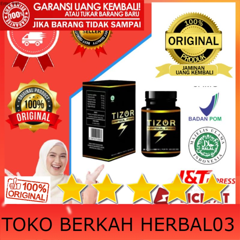 100% ASLI OBAT KUAT PRIA TAHAN LAMA TIZOR KAPSUL ASLI IMPOTENSI DAN PROSTAT 100% ORIGINAL AMAN BPOM 