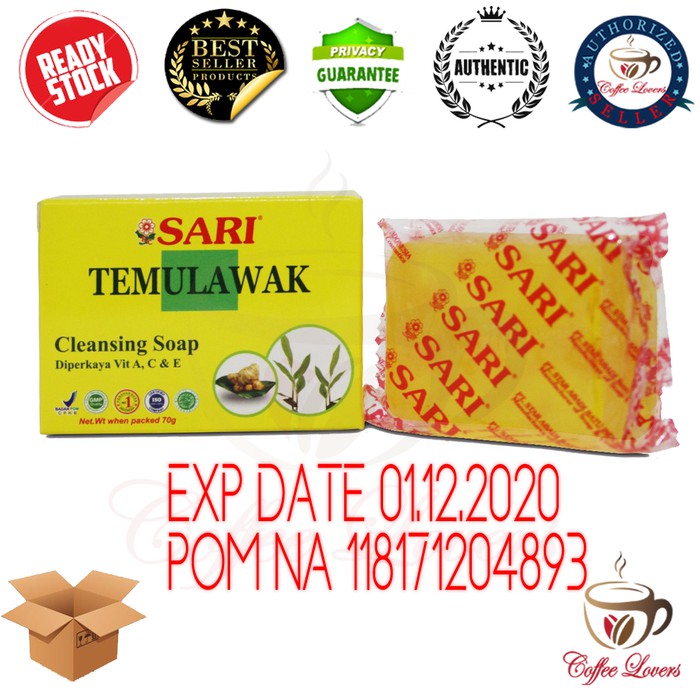 

SARI SABUN TEMULAWAK CLEANSING SOAP 70GR THE FACE NEW MAMAYA WIDYA