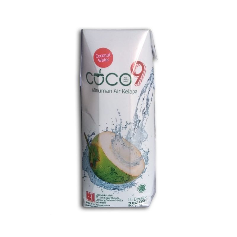 coco9 coconut water air kelapa asli 250ml