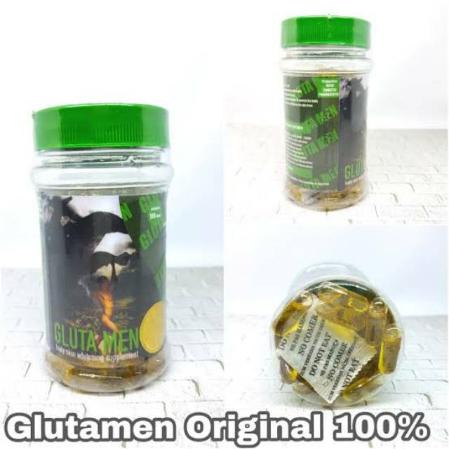 Pemutih Kulit Pria Terbaik - Glutamen 100% Original