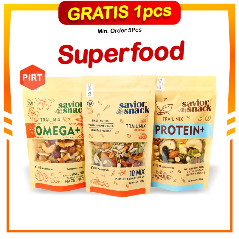 

Makanan Sehat Cemilan Trail Mix Nuts Seed Fruit Sarapan Granola Cokelat Vanilla Cinamon SAVIOR SNACK