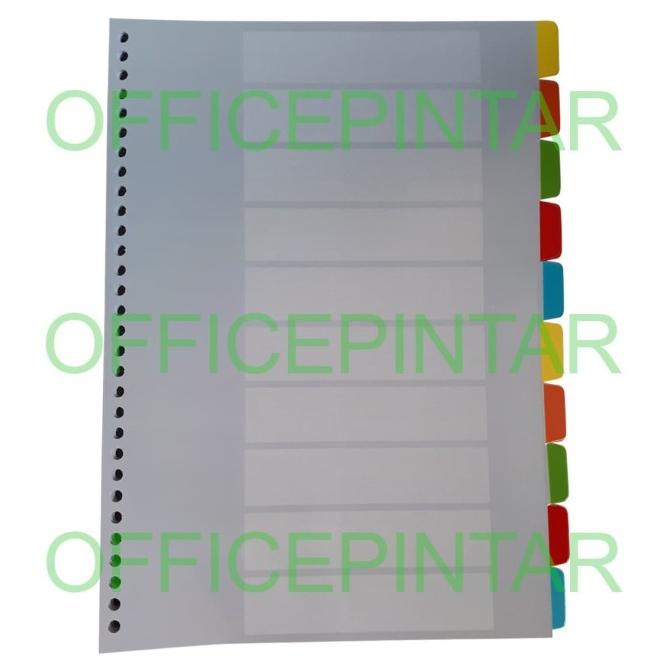 

Office & Stationery | Document Organizer | Divider Pembatas A4 30 Lubang 30Ring | Best Seller