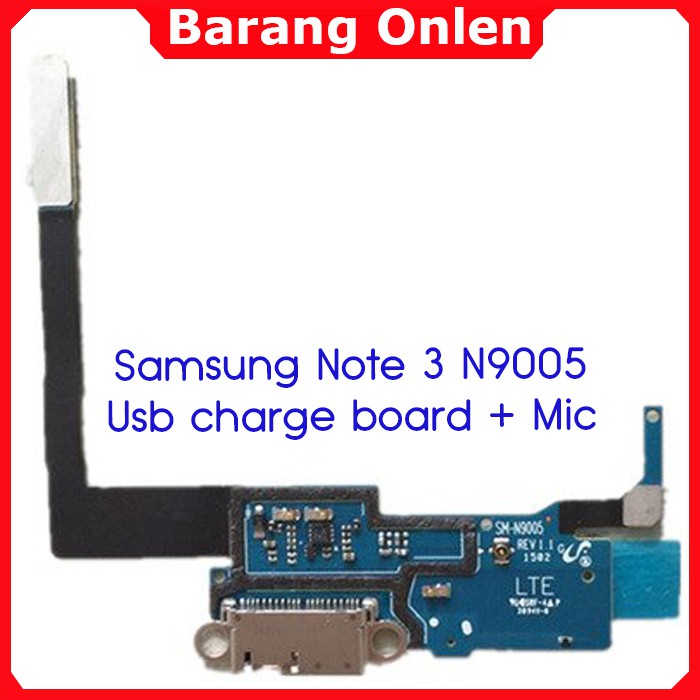 Samsung Galaxy Note 3 Note3 /N900/N9000 usb connector mic plugin konektor cas flexible