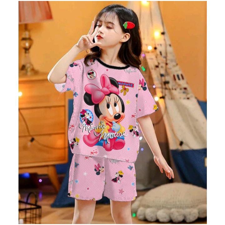 RILLO - Setelan baju playful colour anak print / setelan anak unisex 1-7 tahun PART 2