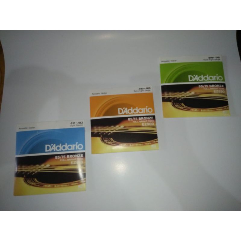 Senar Gitar D'addario Akustik String EZ890 EZ900 EZ910