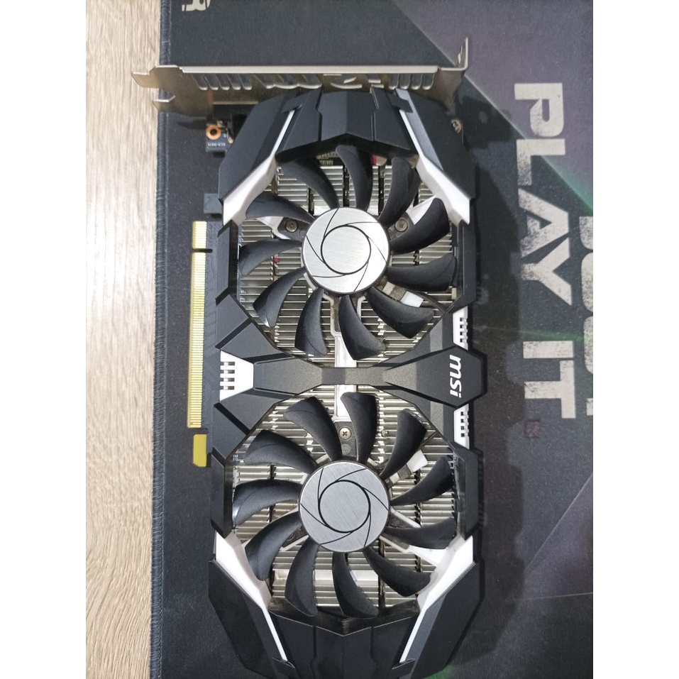 VGA MSI GeForce® GTX 1050 Ti 4GT OCV1 Vram 4GB GDDR5 Second Bekas
